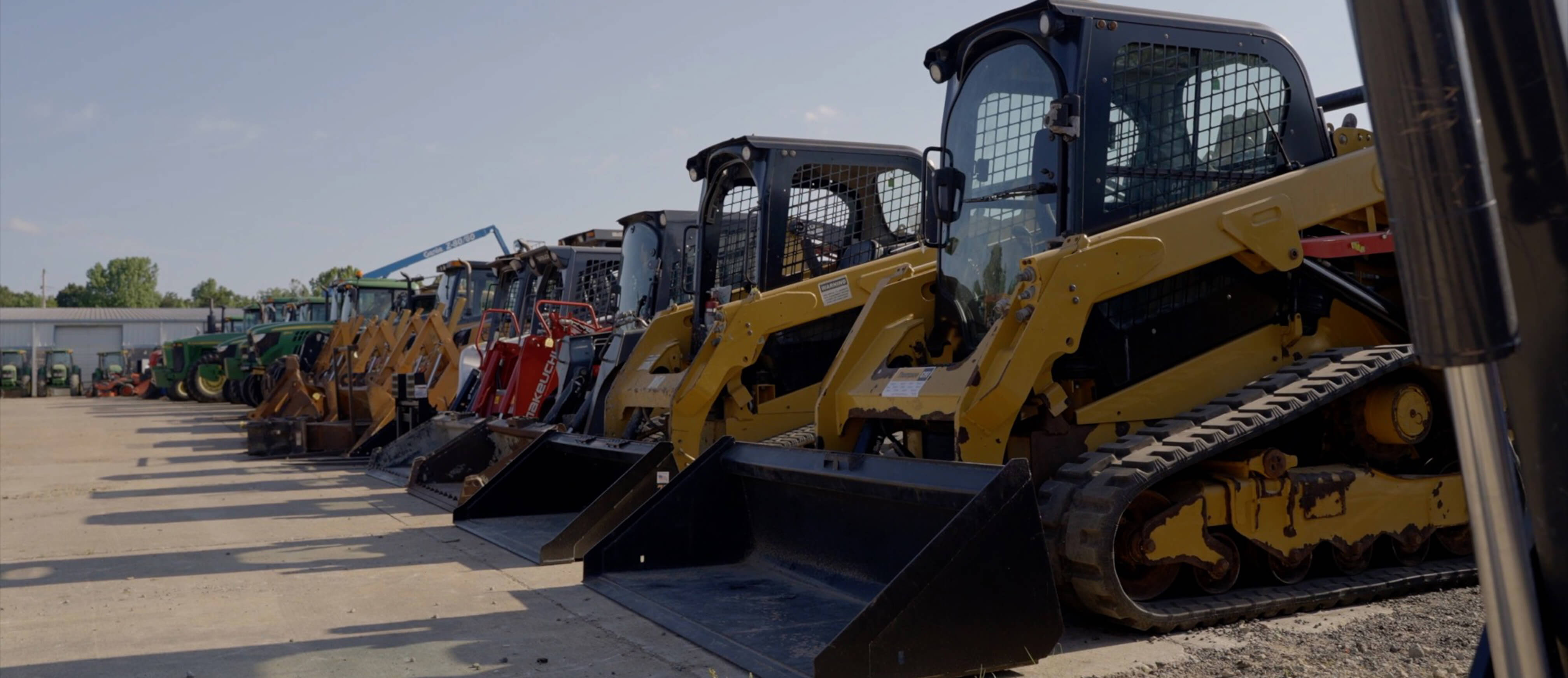 Row of CASE dozers