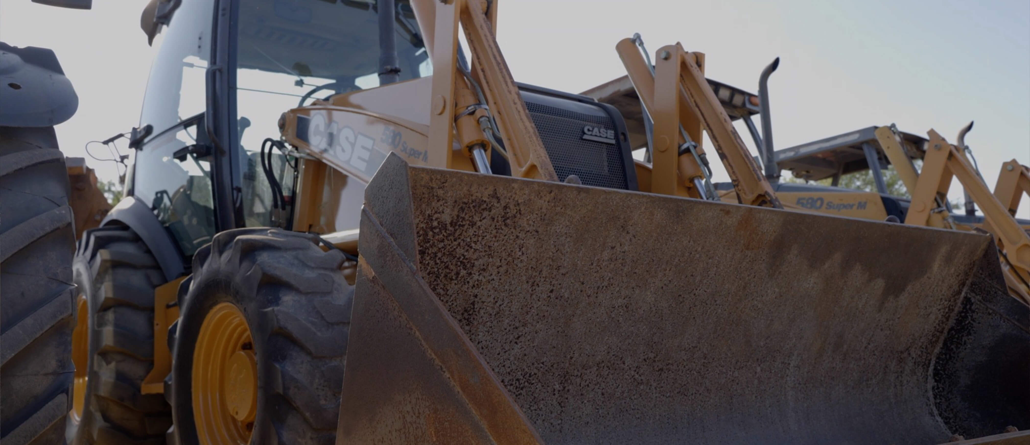 Row of CASE dozers